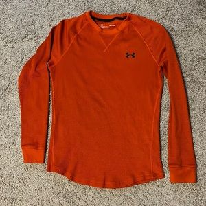 Men’s small orange waffle longsleeve